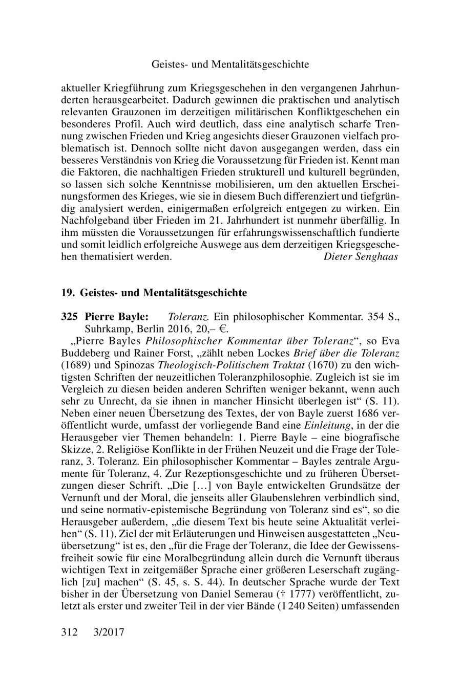 Geistes- und Mentalitätsgeschichte