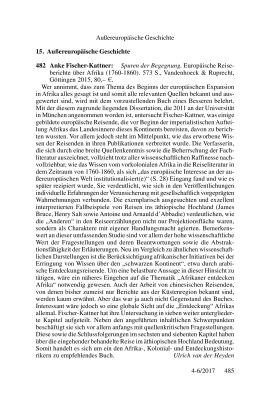 Außereuropäische Geschichte