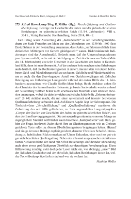 Alfred Haverkamp / Jörg R. Müller (Hg.): Verschriftlichung und Quellenüberlieferung