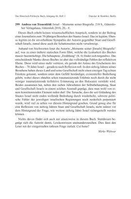Andrea von Treuenfeld: Israel – Momente seiner Biografie