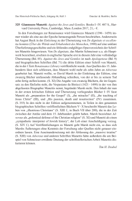 Giannozzo Manetti: Against the Jews and Gentiles. Books I – IV