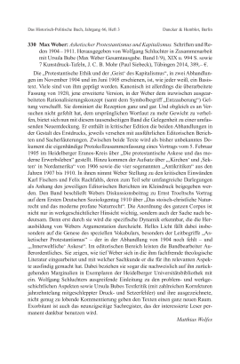 Max Weber: Asketischer Protestantismus und Kapitalismus. Schriften und Reden 1904 – 1911