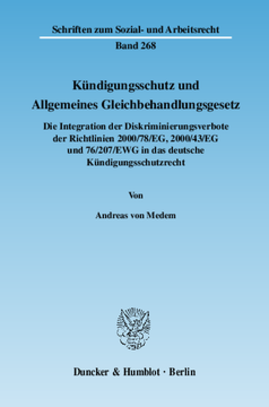 Kündigungsschutz und Allgemeines Gleichbehandlungsgesetz