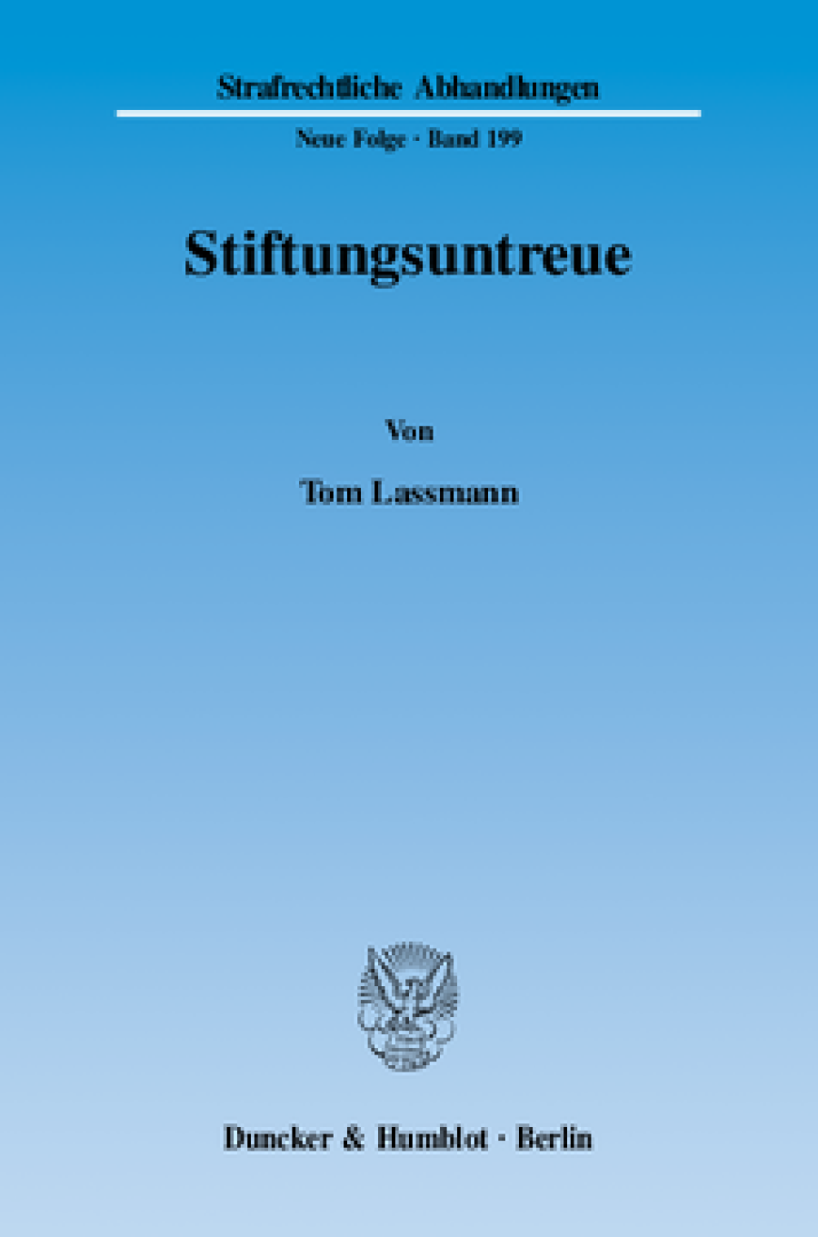 Stiftungsuntreue