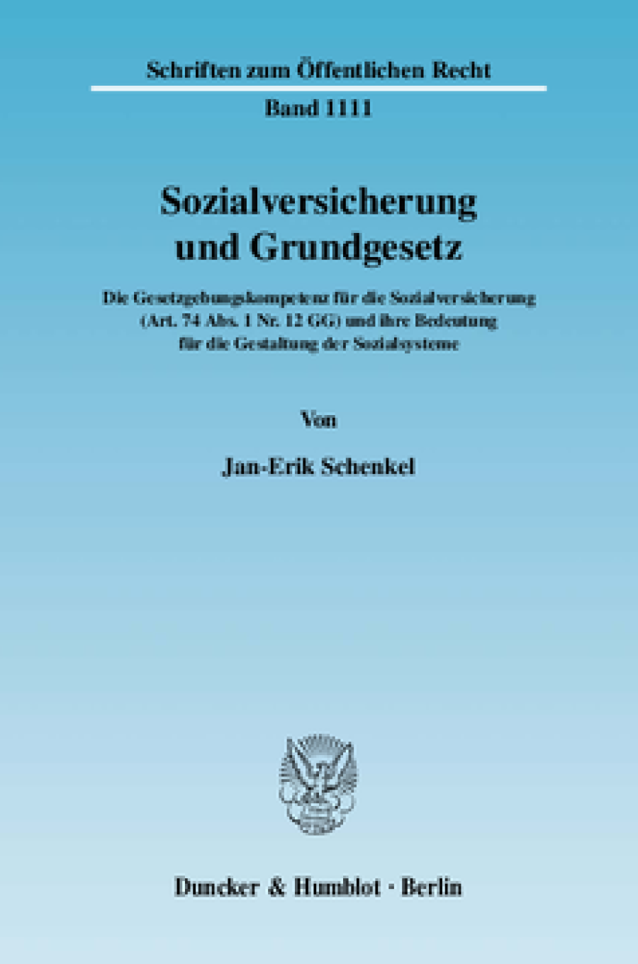Sozialversicherung und Grundgesetz