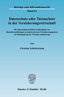 Datenschutz oder Tatenschutz in der Versicherungswirtschaft