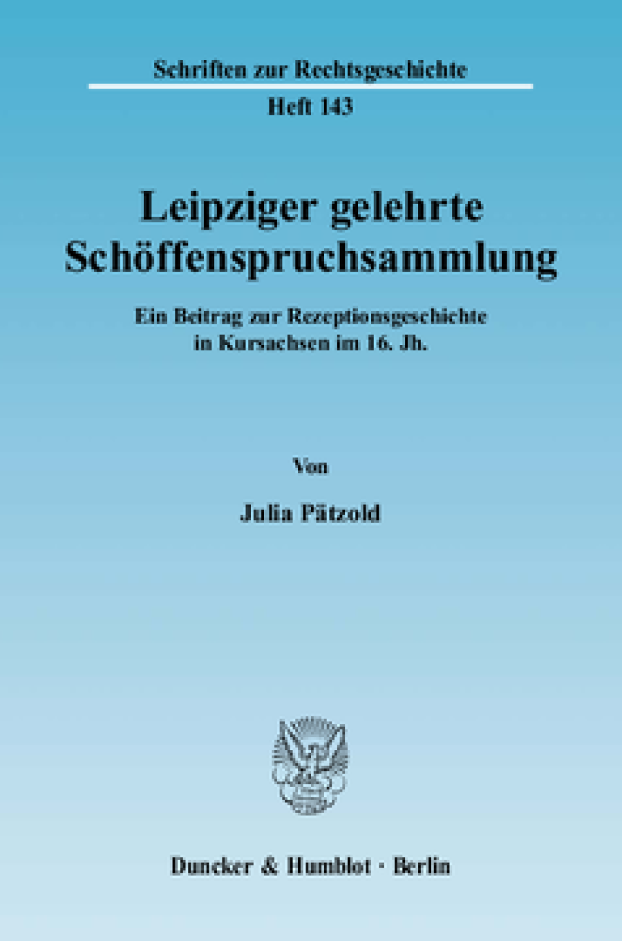Leipziger gelehrte Schöffenspruchsammlung