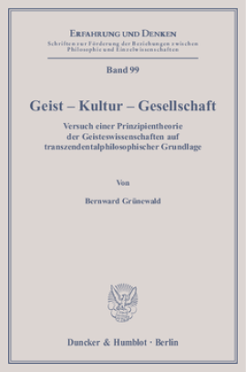 Geist – Kultur – Gesellschaft