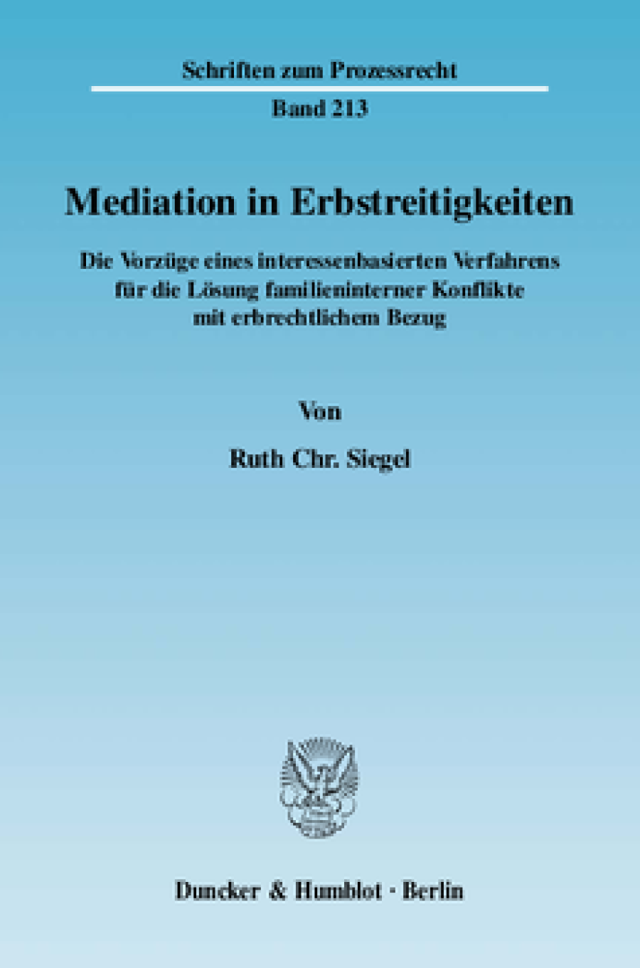 Mediation in Erbstreitigkeiten