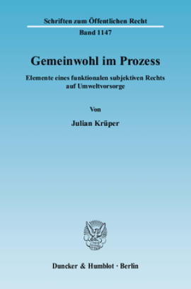 Gemeinwohl im Prozess