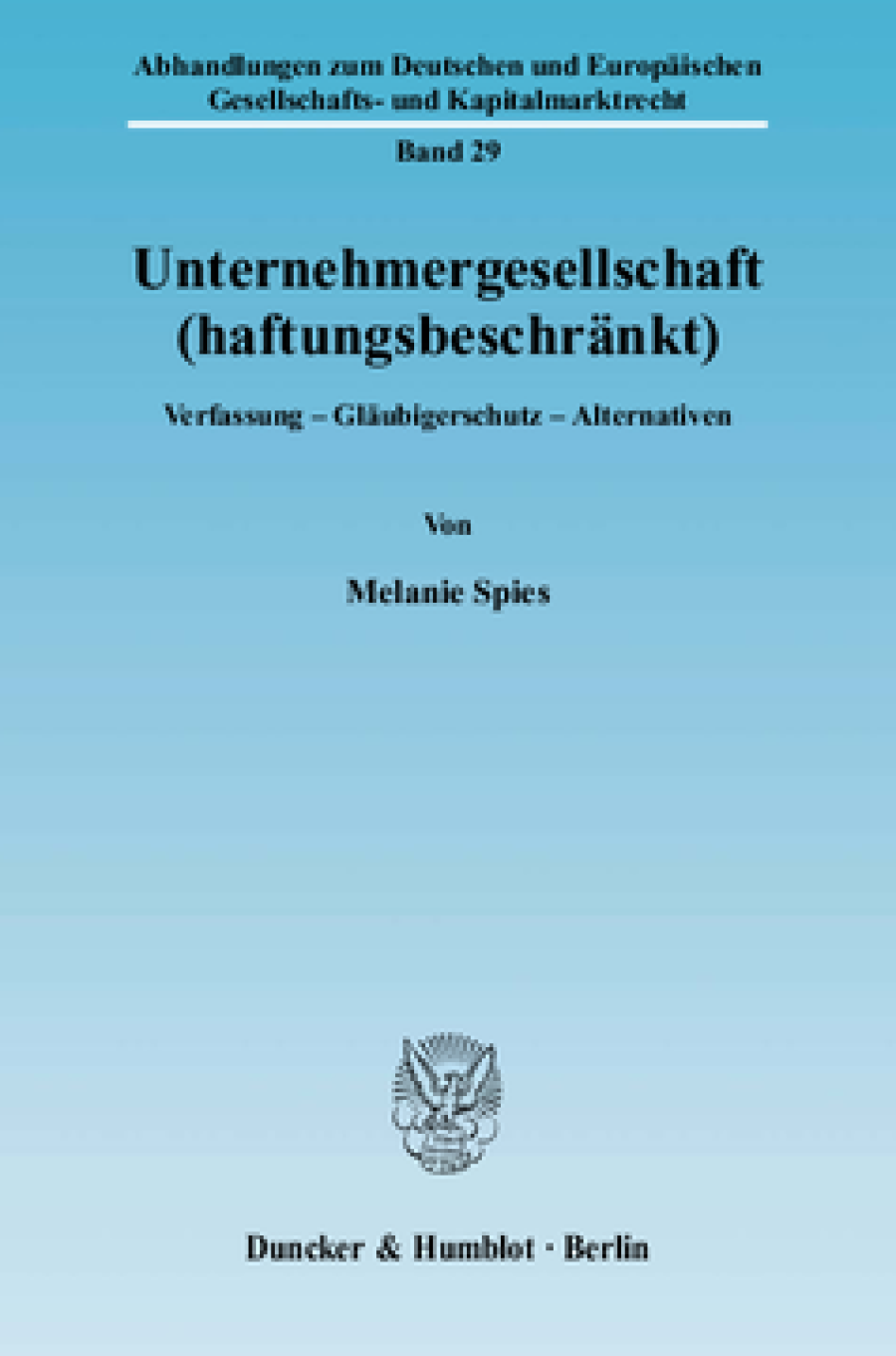 Unternehmergesellschaft (haftungsbeschränkt)