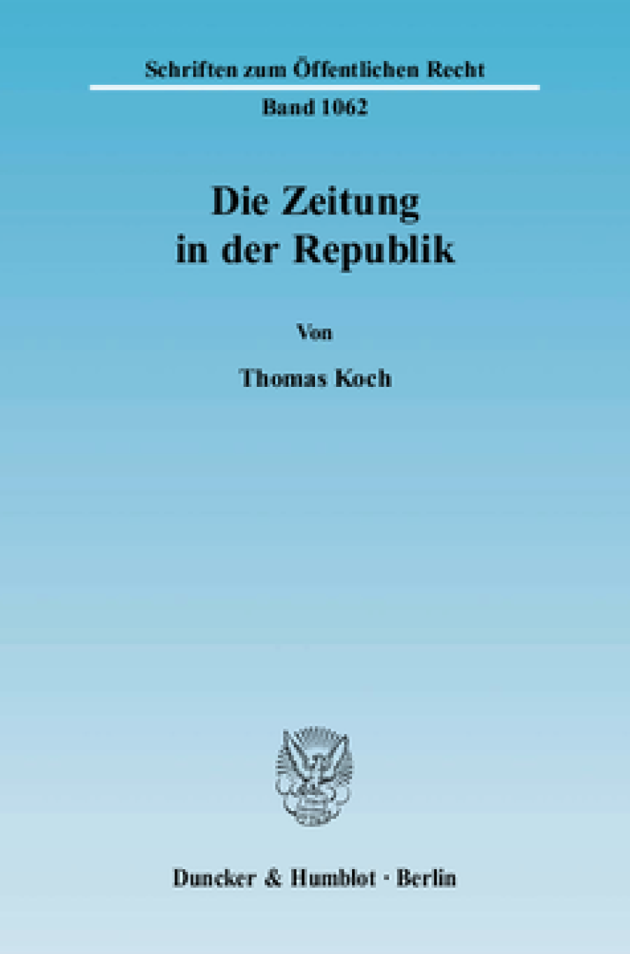 Die Zeitung in der Republik