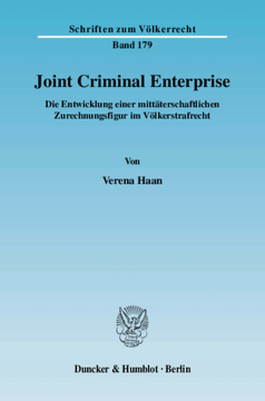 Joint Criminal Enterprise