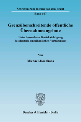 Grenzüberschreitende öffentliche Übernahmeangebote
