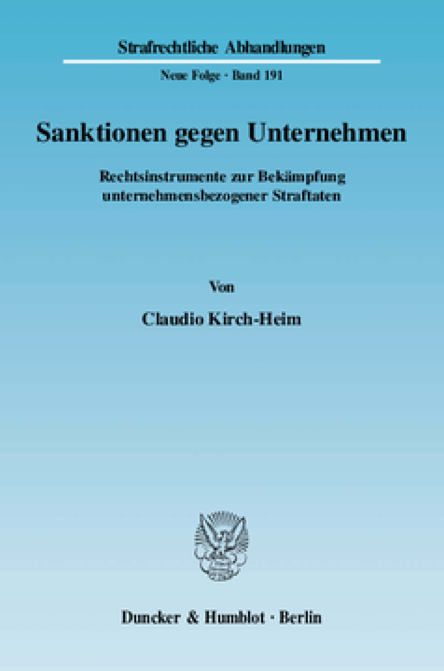 Sanktionen gegen Unternehmen