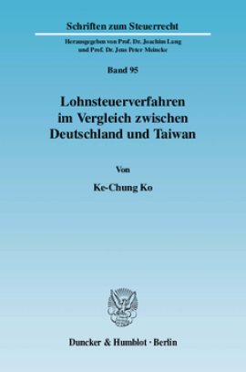 Lohnsteuerverfahren im Vergleich zwischen Deutschland und Taiwan