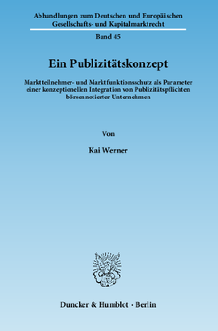 Ein Publizitätskonzept