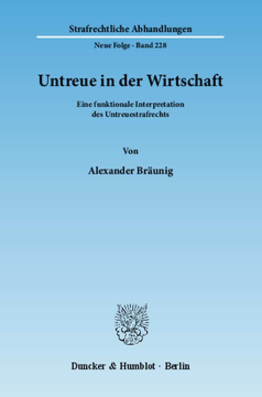 Untreue in der Wirtschaft