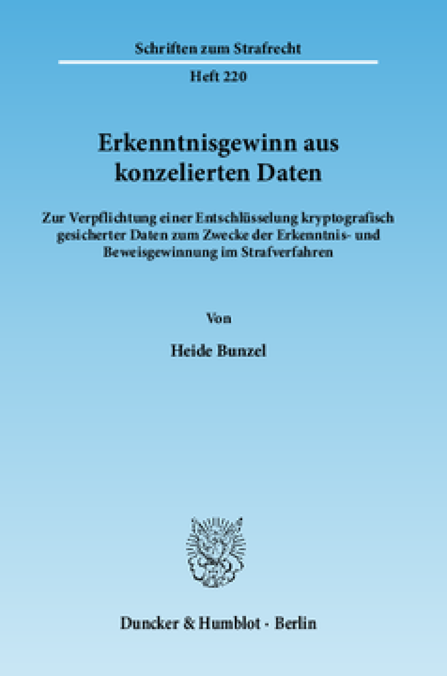Erkenntnisgewinn aus konzelierten Daten