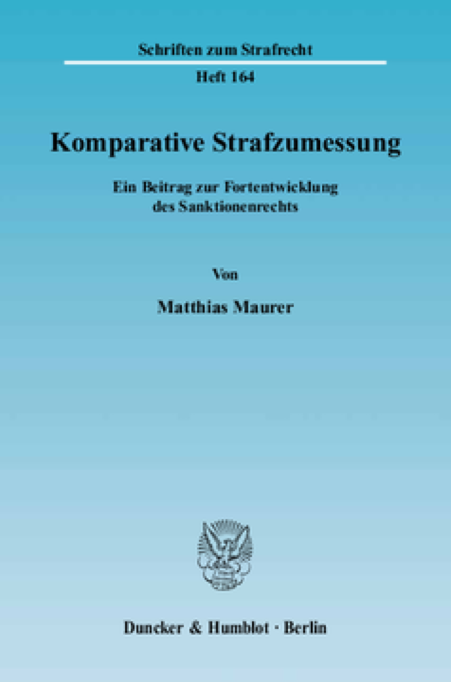 Komparative Strafzumessung
