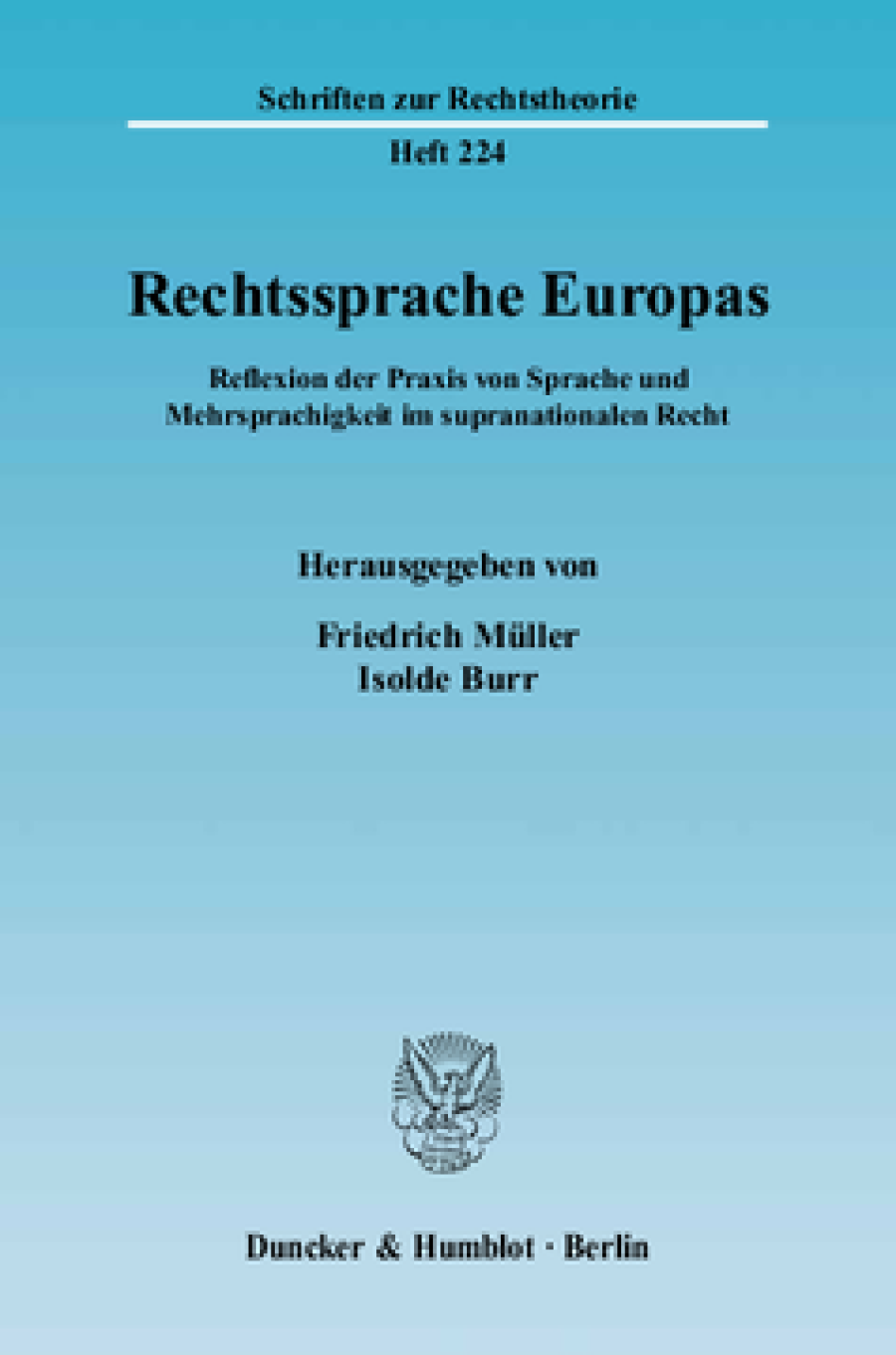 Rechtssprache Europas