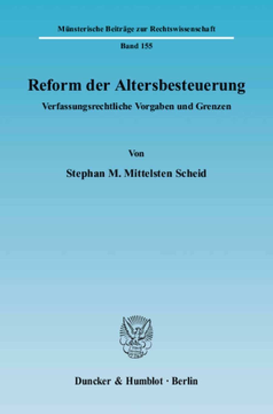 Reform der Altersbesteuerung