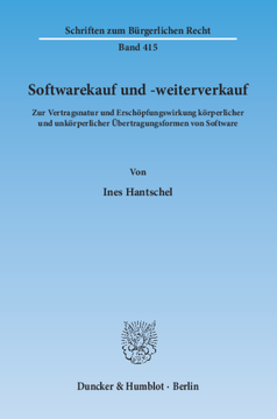 Softwarekauf und -weiterverkauf