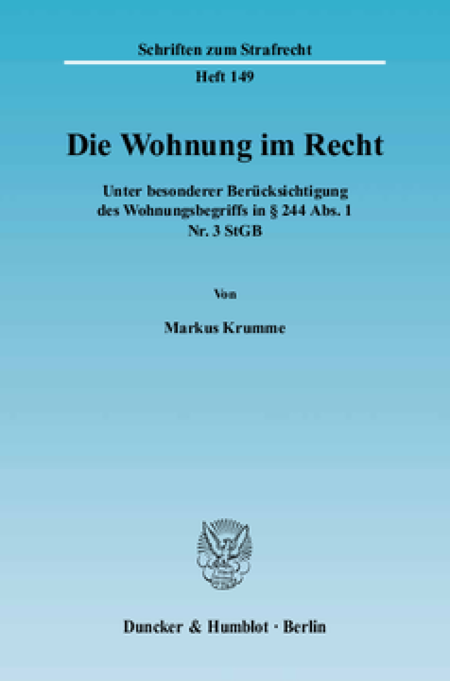 Die Wohnung im Recht