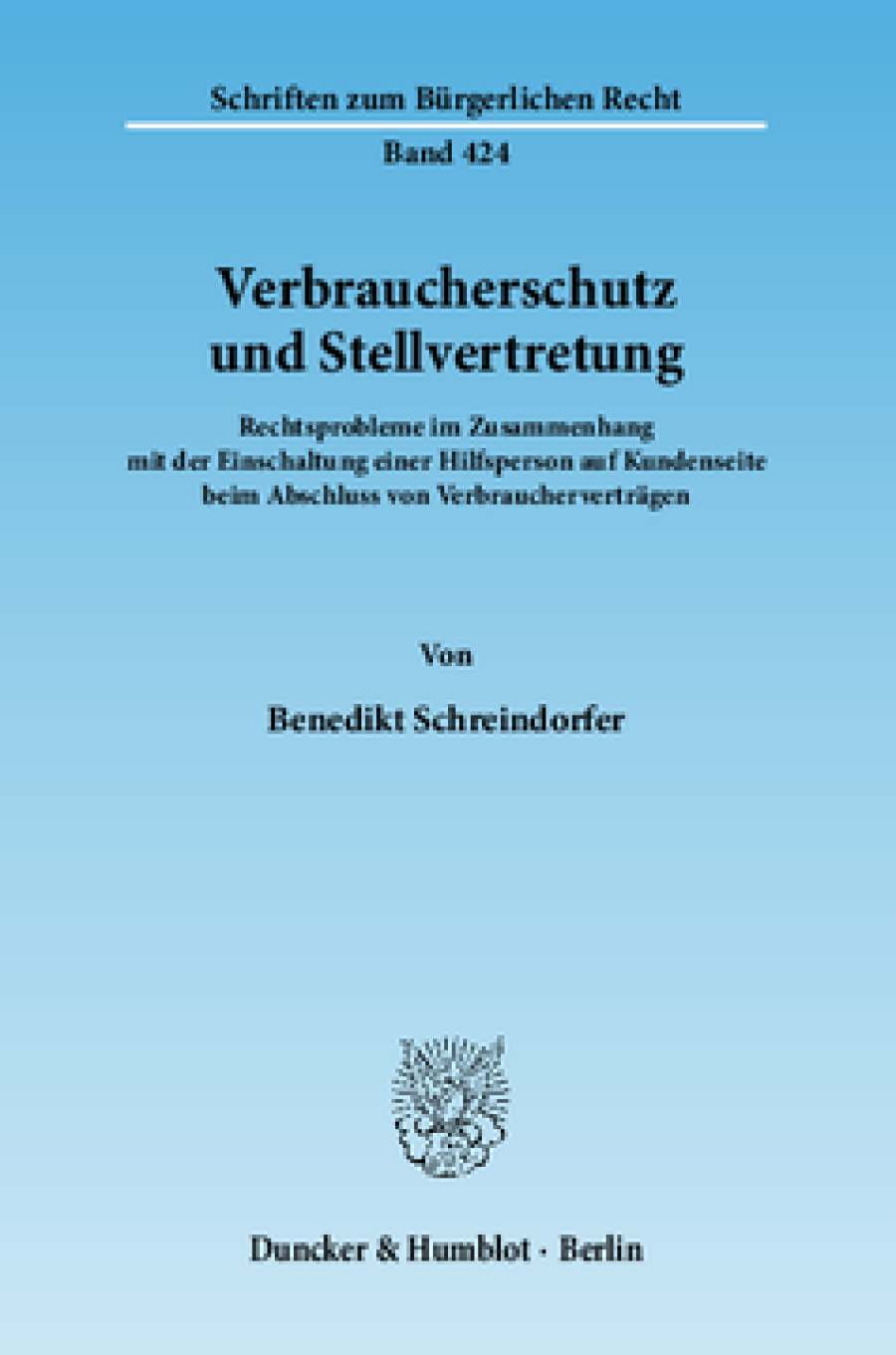 Verbraucherschutz und Stellvertretung