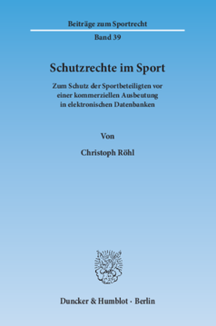 Schutzrechte im Sport