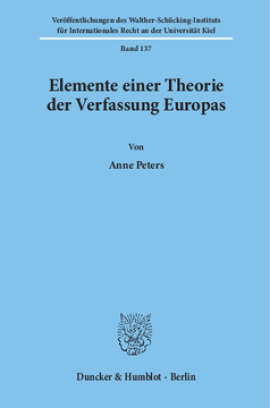 Elemente einer Theorie der Verfassung Europas