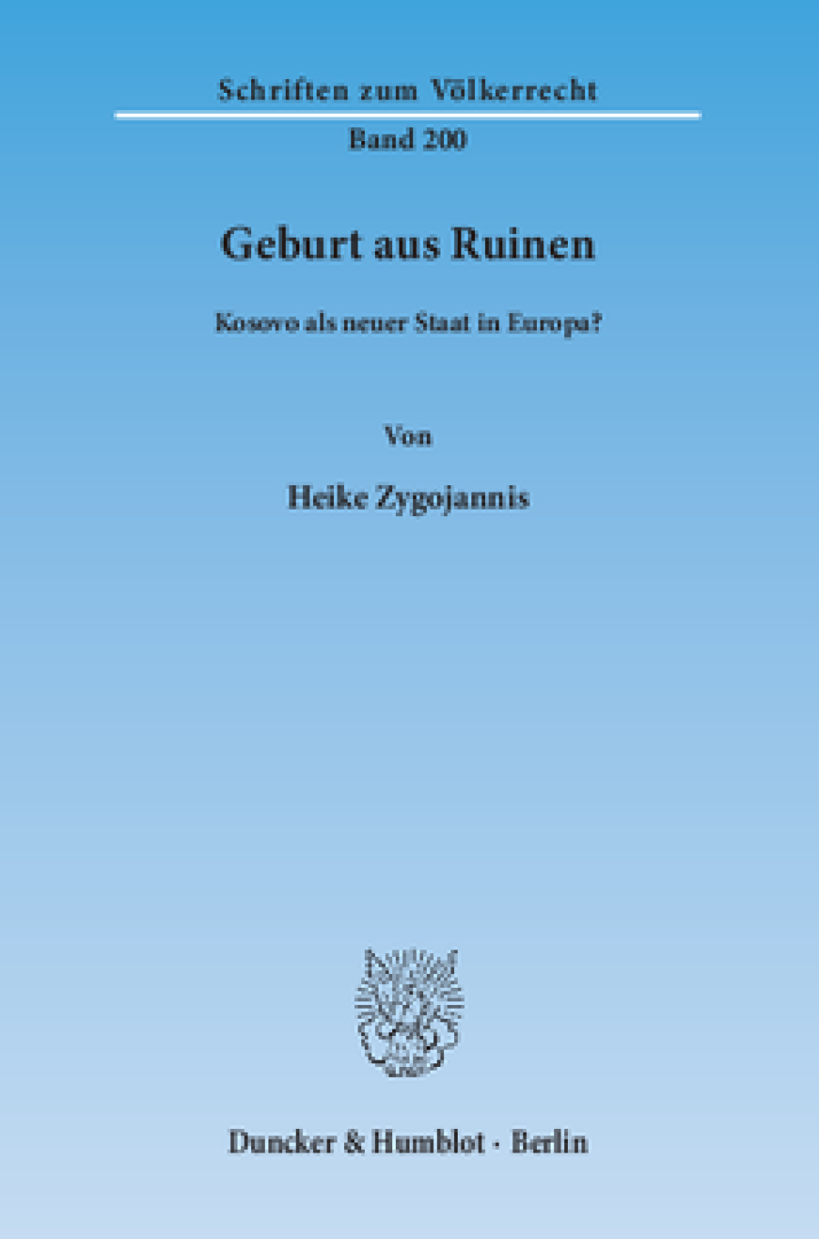 Geburt aus Ruinen