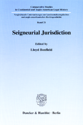 Seigneurial Jurisdiction