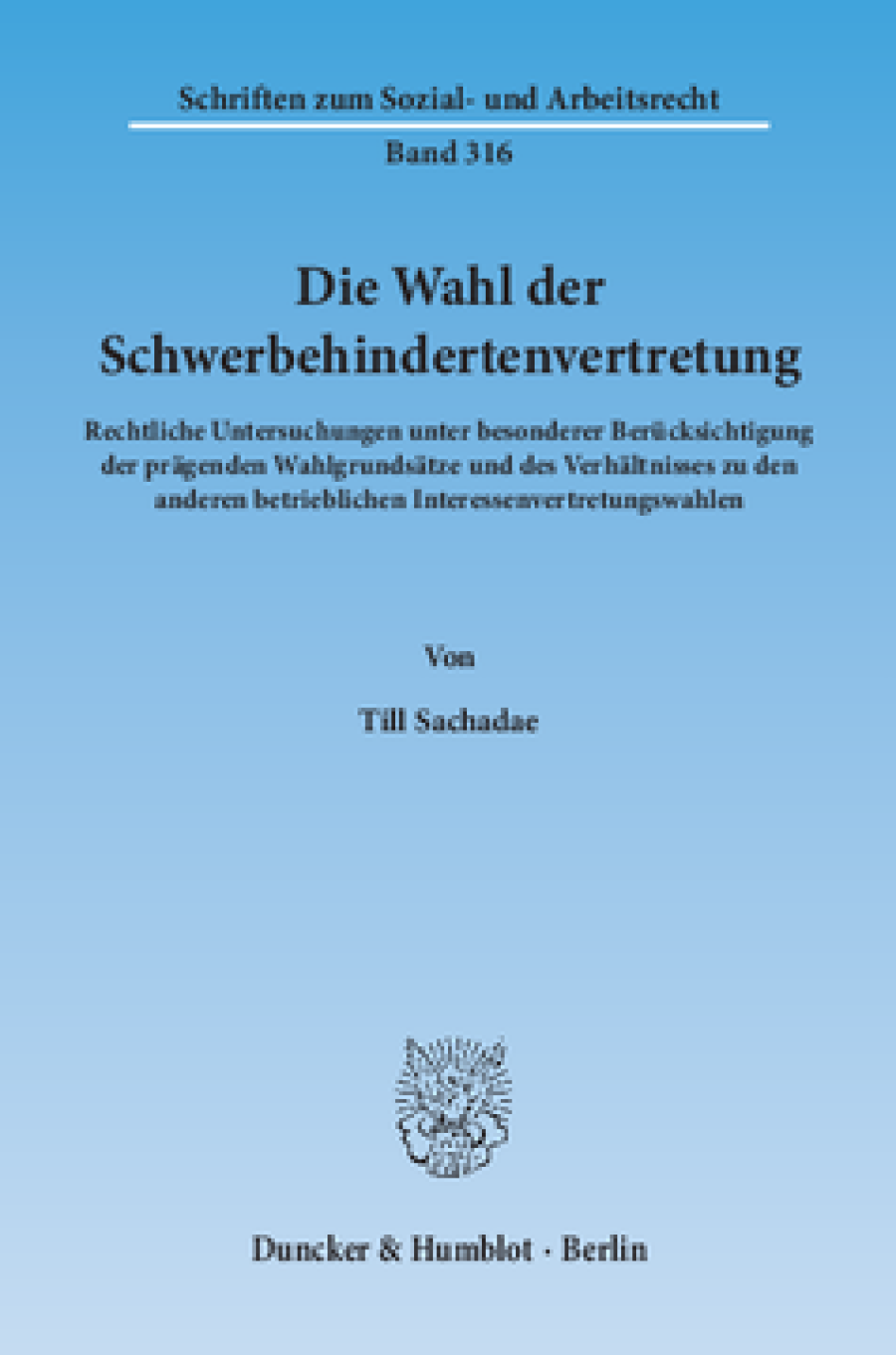 Die Wahl der Schwerbehindertenvertretung