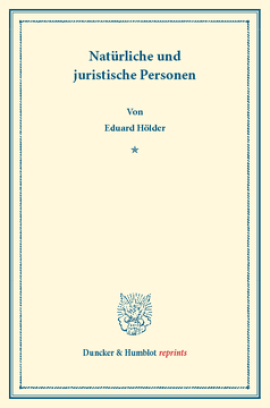 Natürliche und juristische Personen