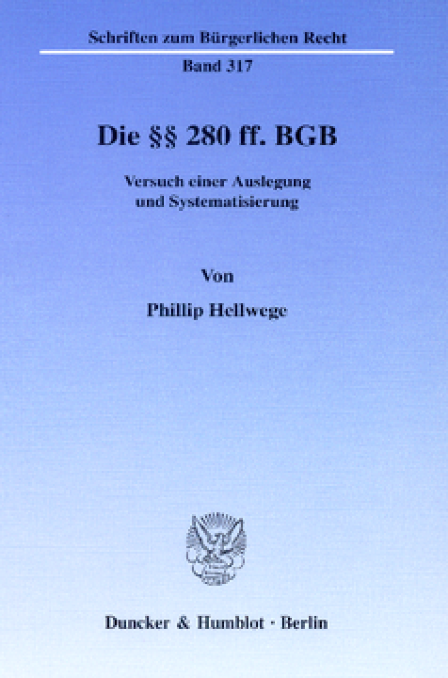 Die §§ 280 ff. BGB