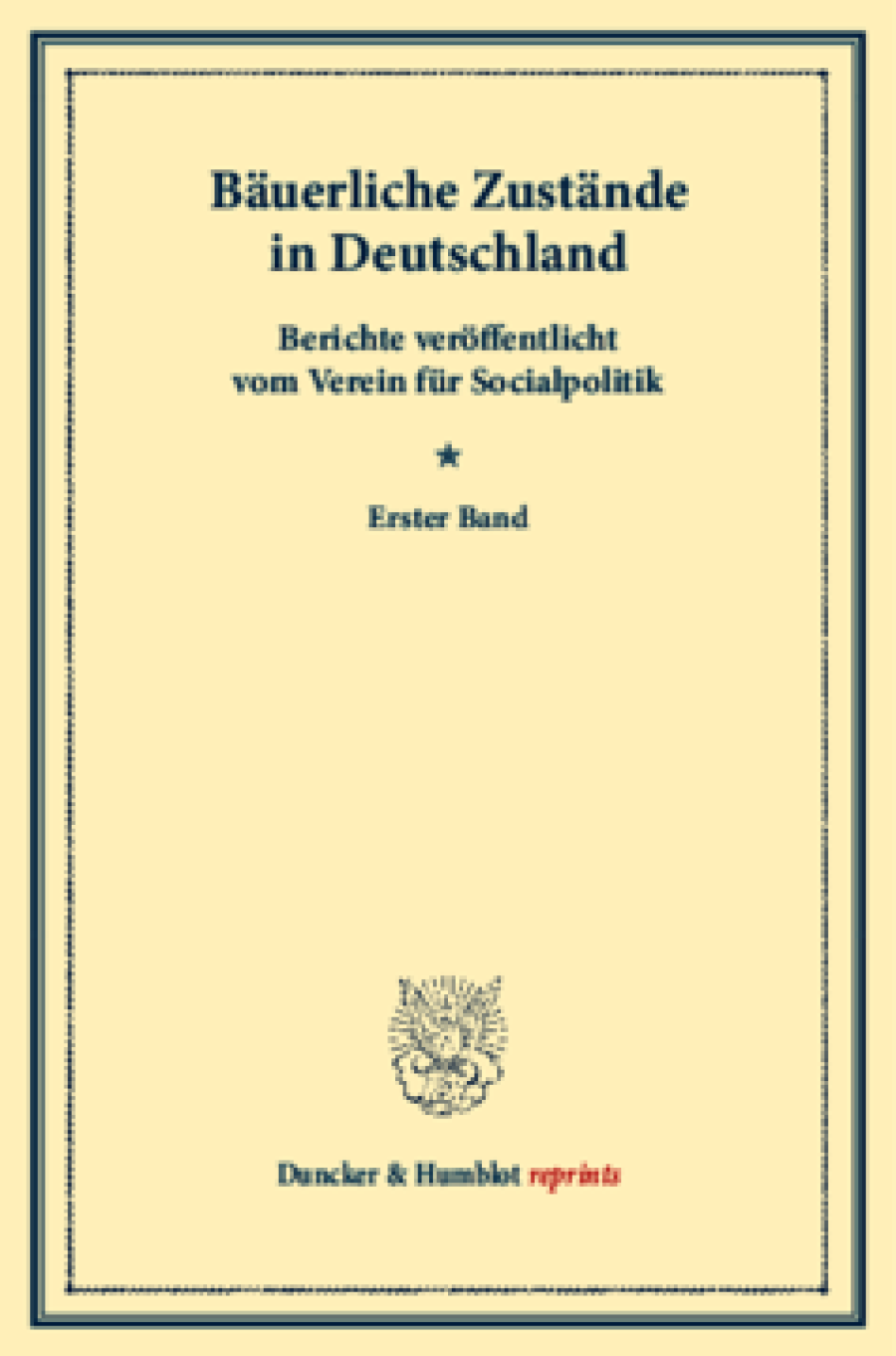 Bäuerliche Zustände in Deutschland