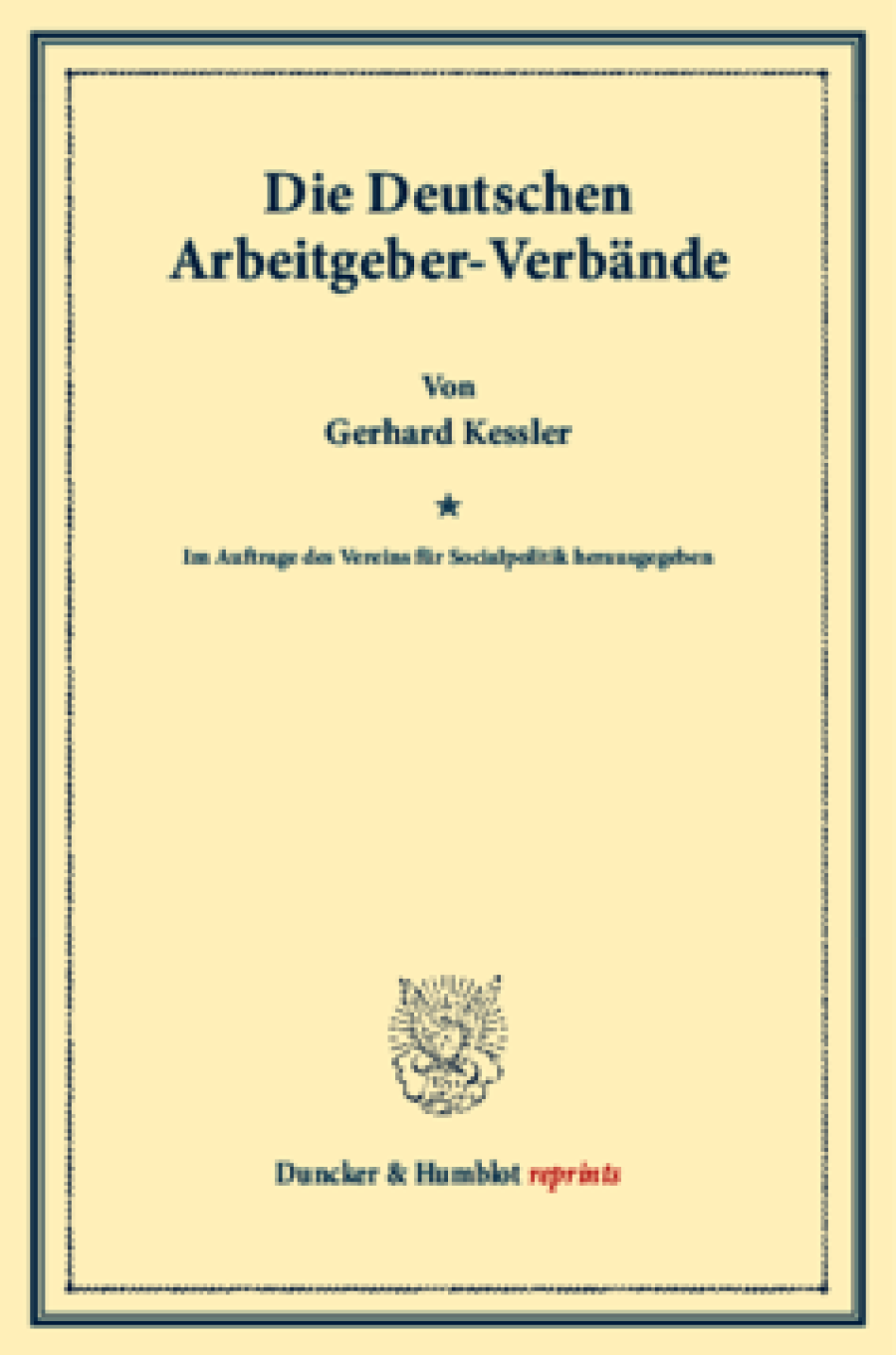 Die Deutschen Arbeitgeber-Verbände