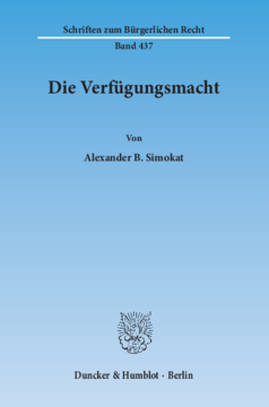 Die Verfügungsmacht