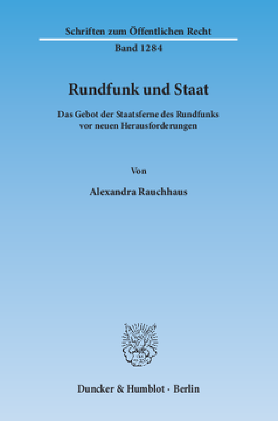 Rundfunk und Staat
