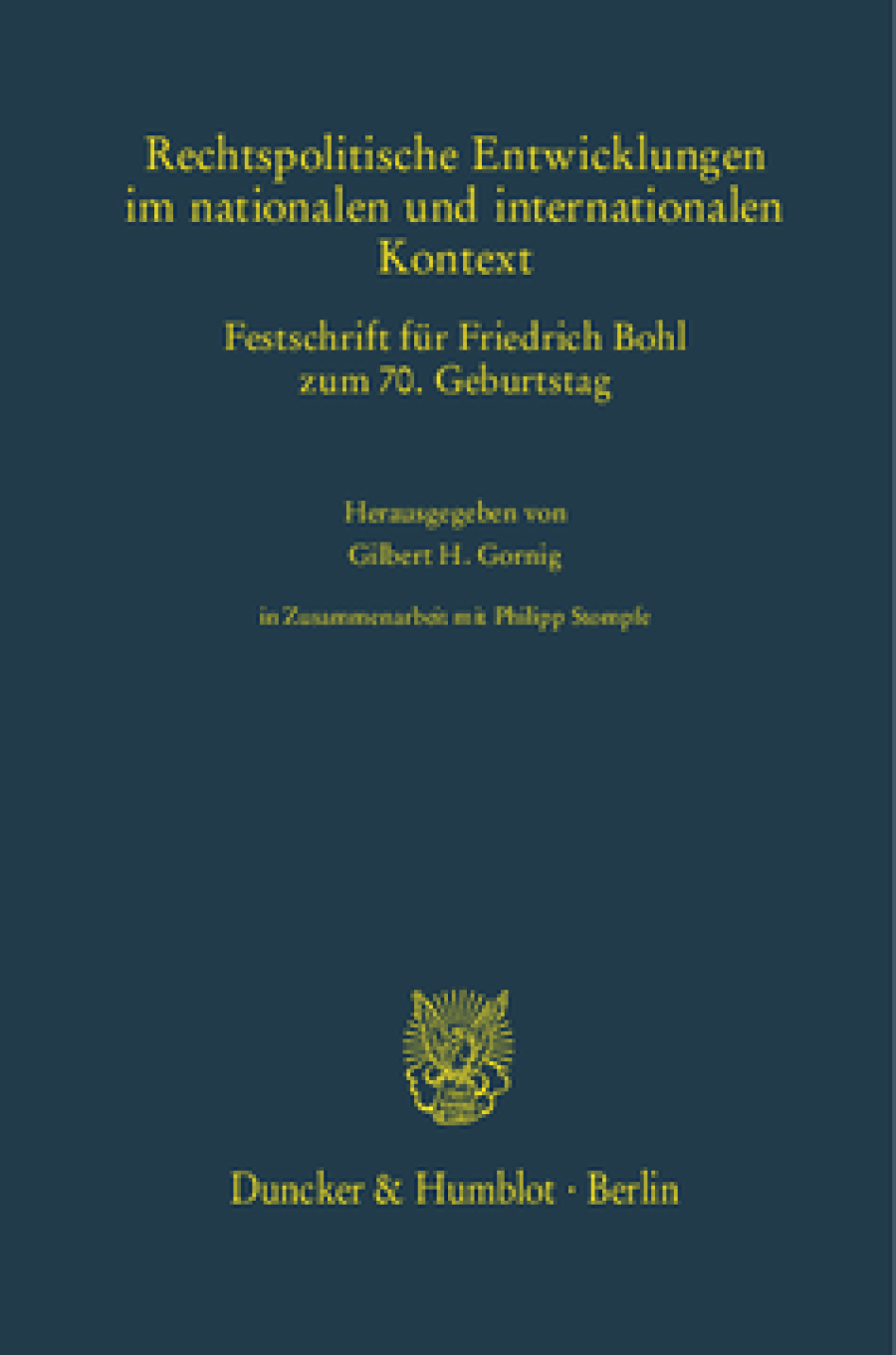 Rechtspolitische Entwicklungen im nationalen und internationalen Kontext