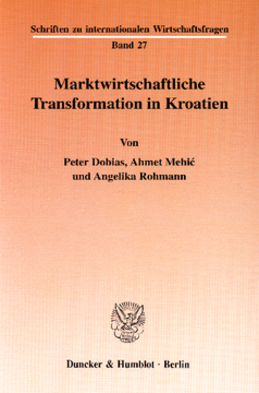 Marktwirtschaftliche Transformation in Kroatien