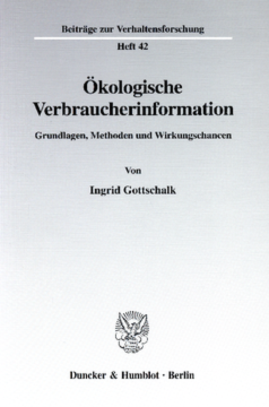 Ökologische Verbraucherinformation