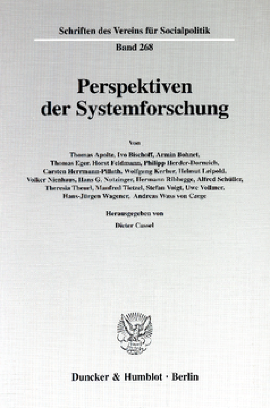 Perspektiven der Systemforschung