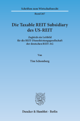 Die Taxable REIT Subsidiary des US-REIT