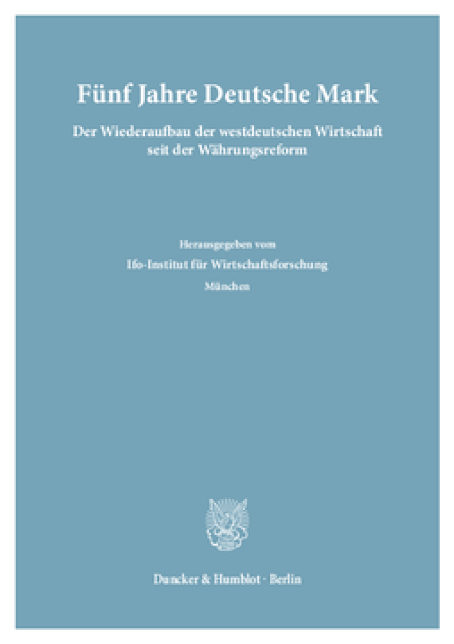 Fünf Jahre Deutsche Mark