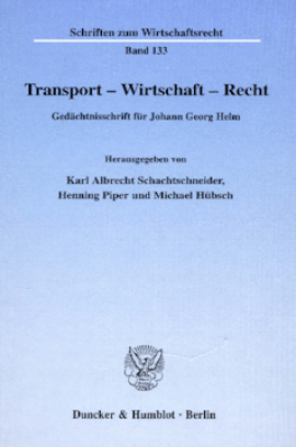 Transport - Wirtschaft - Recht