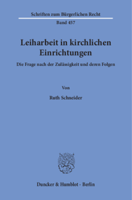 Leiharbeit in kirchlichen Einrichtungen