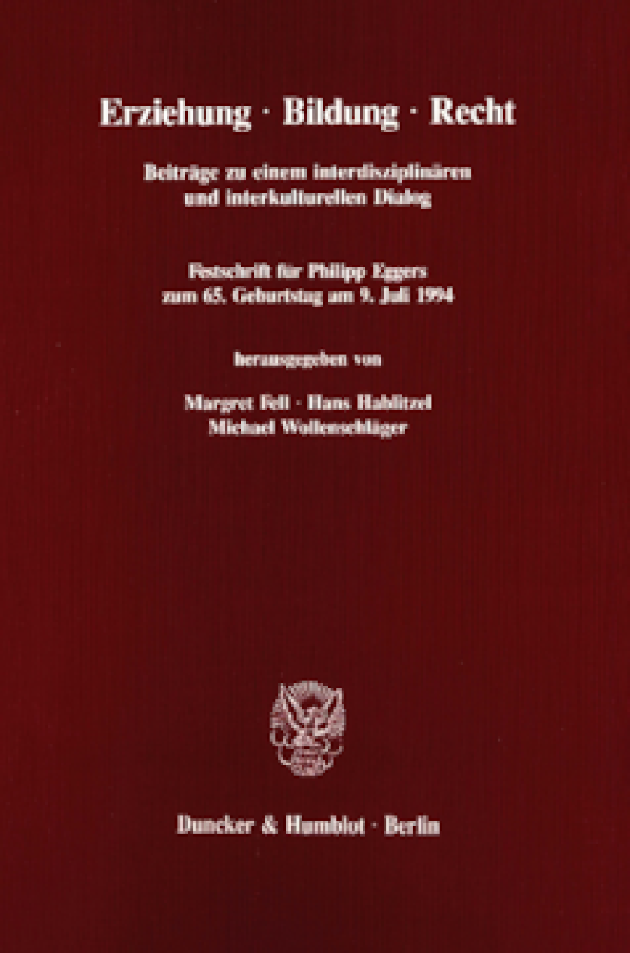 Erziehung - Bildung - Recht