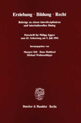 Erziehung - Bildung - Recht